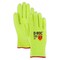 Magid Coated Gloves, Polyurethane, 6 Abrasion Level, Hi-Viz Yellow, 1 PR GPD575HV-6 - alternate 1
